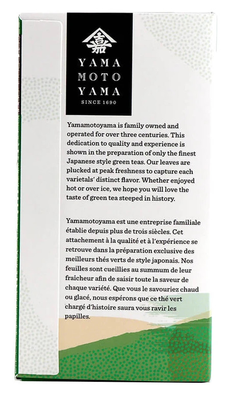 Japanese Yamamotoyama Organic SENCHA Premium Green Tea (18 Tea Bags) Gluten Free