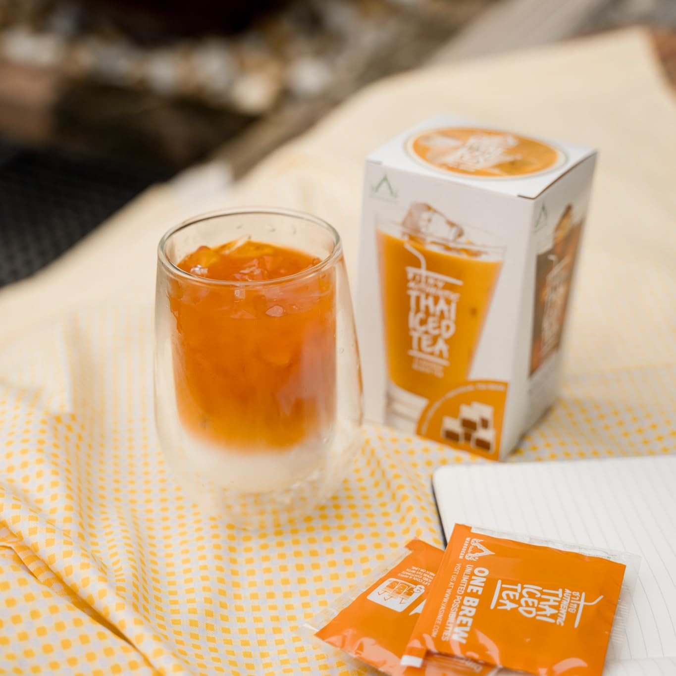 Thai Iced Tea Flavored Black Tea Bags Sugar Free Restaurant Style 20 Count