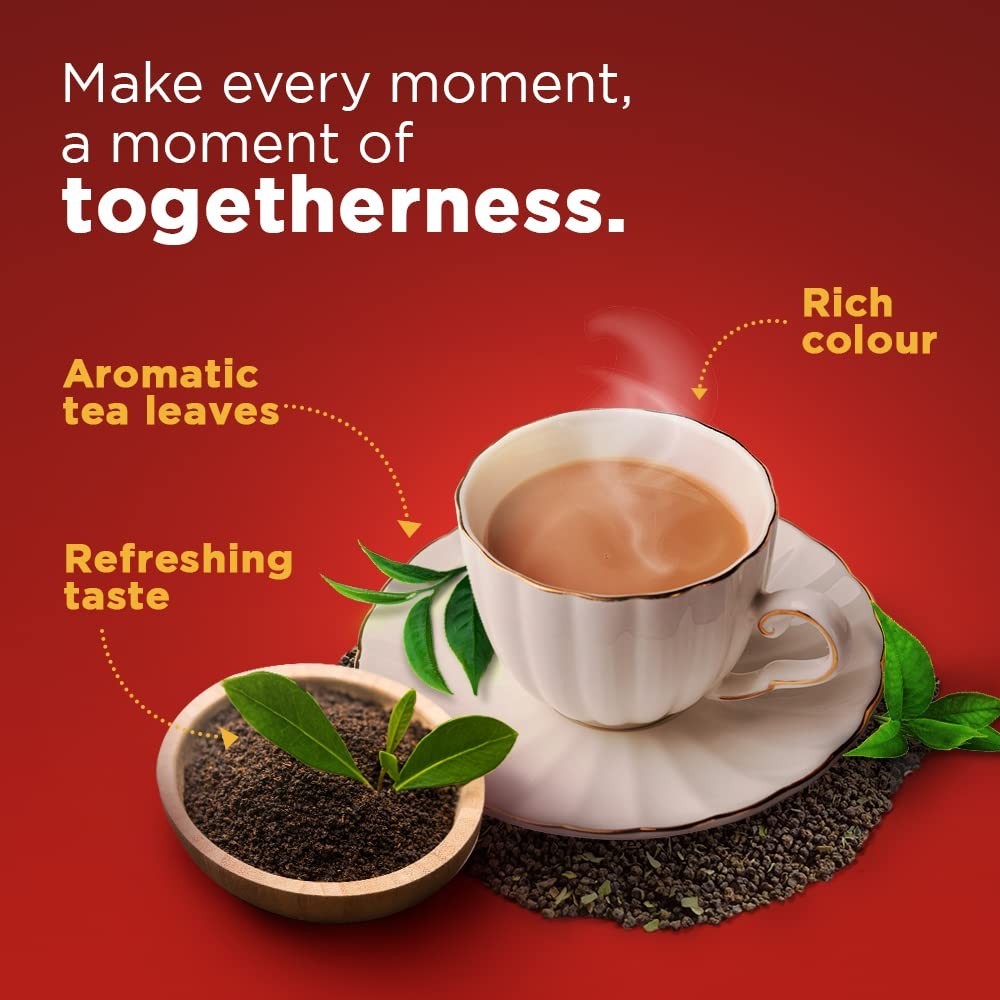 Brooke Bond Red Label Tea Premium Black Tea Choose Size Pack