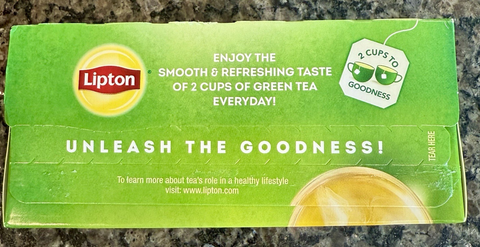 Lipton Green Tea, Tea Bags – 40 Counts Box