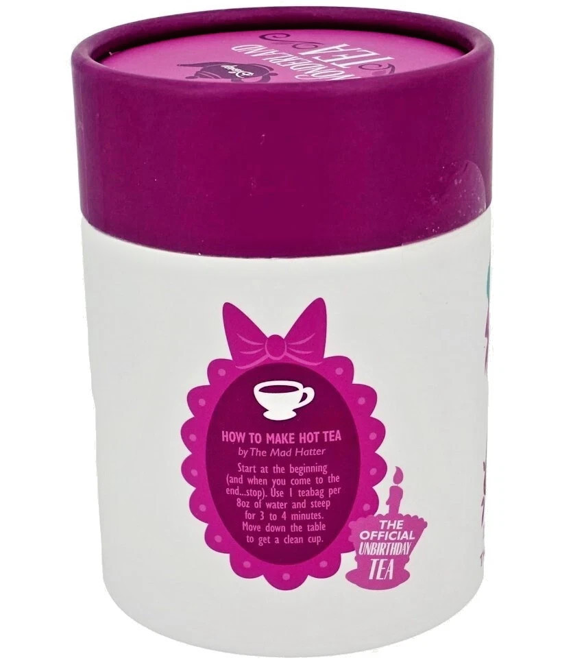Disney Parks Alice in Wonderland Tea Queen’s Garden Strawberry Infusion 12 Bags