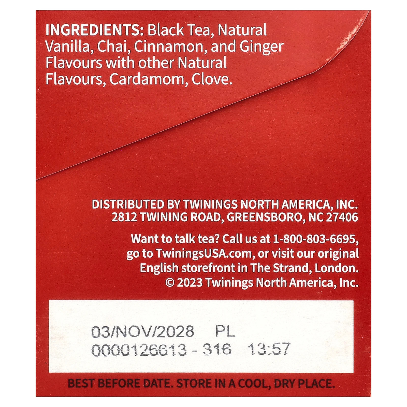 Flavored Black Tea, Chai, French Vanilla, 20 Tea Bags, 1.41 oz (40 g)
