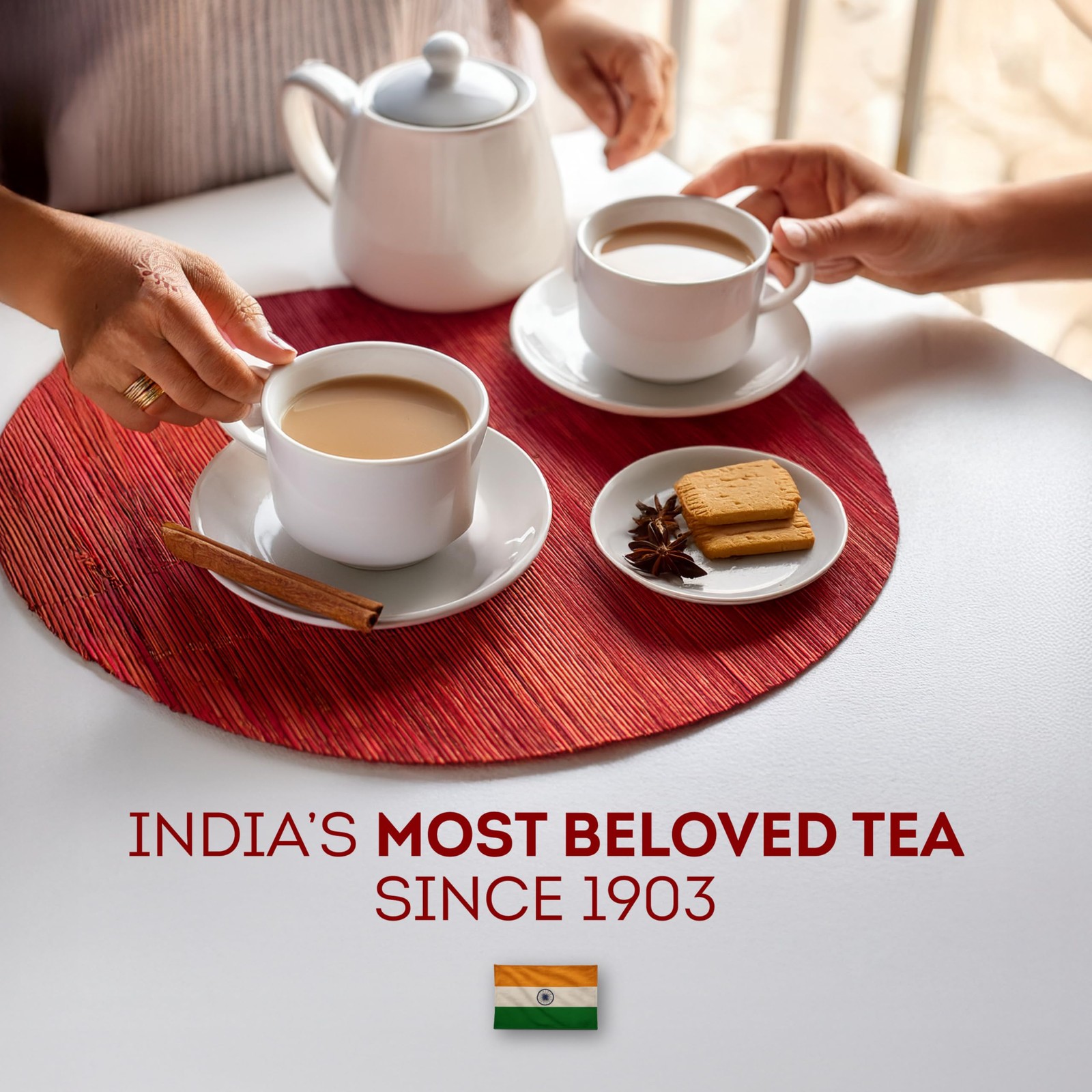 Red Label Tea | Loose Tea | Premium | Black Tea | Indian Chai | Rich & Refres…