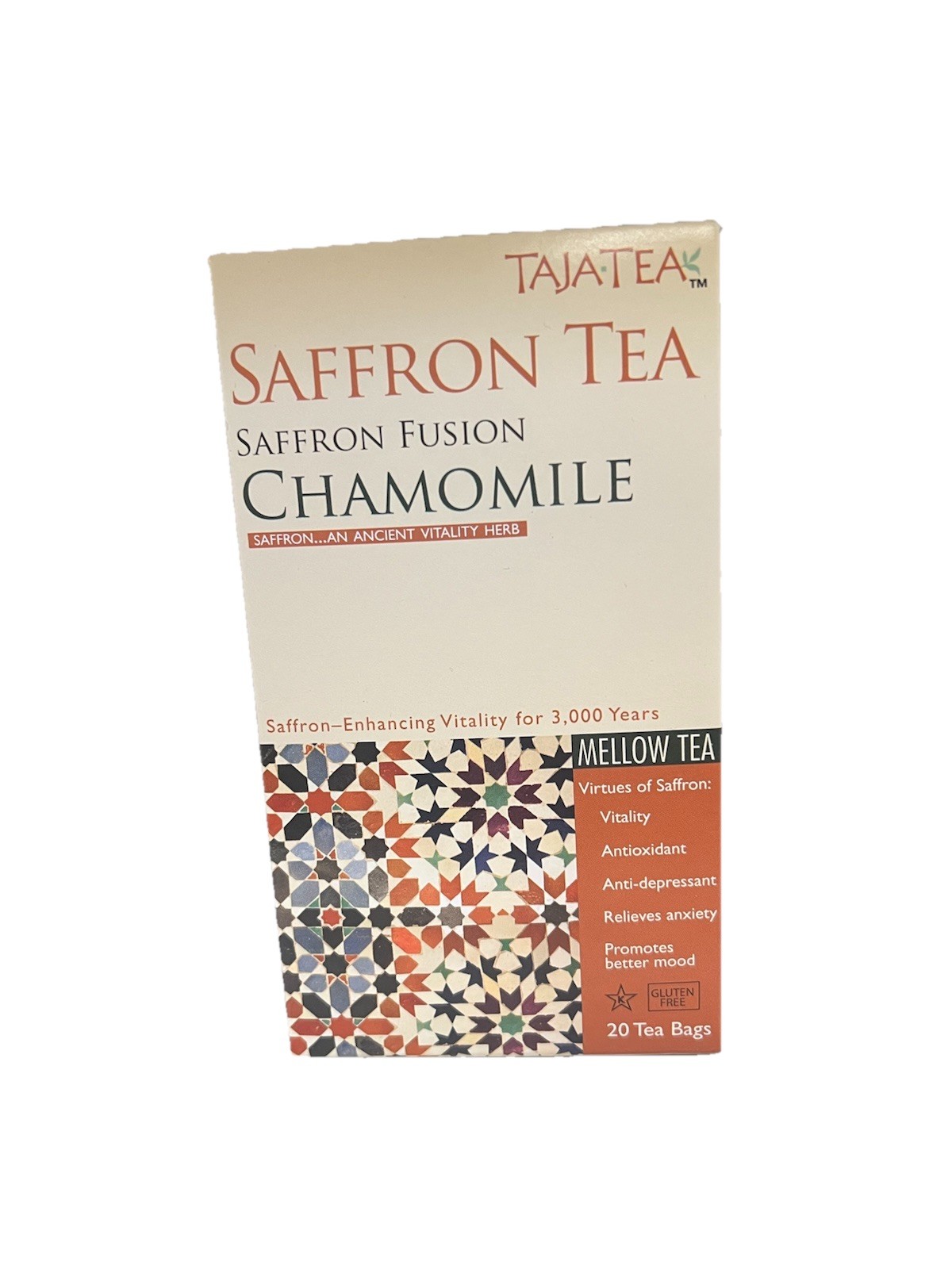 Saffron Infused Premium Chamomile Tea, (Pack Of 2)