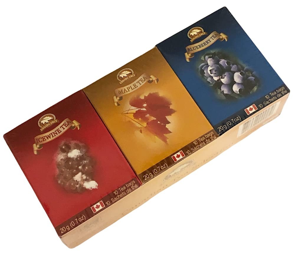 Canada True Ceylon Tea 3-Flavor Bundle 30 Bags 60g – FREE SHIPPING