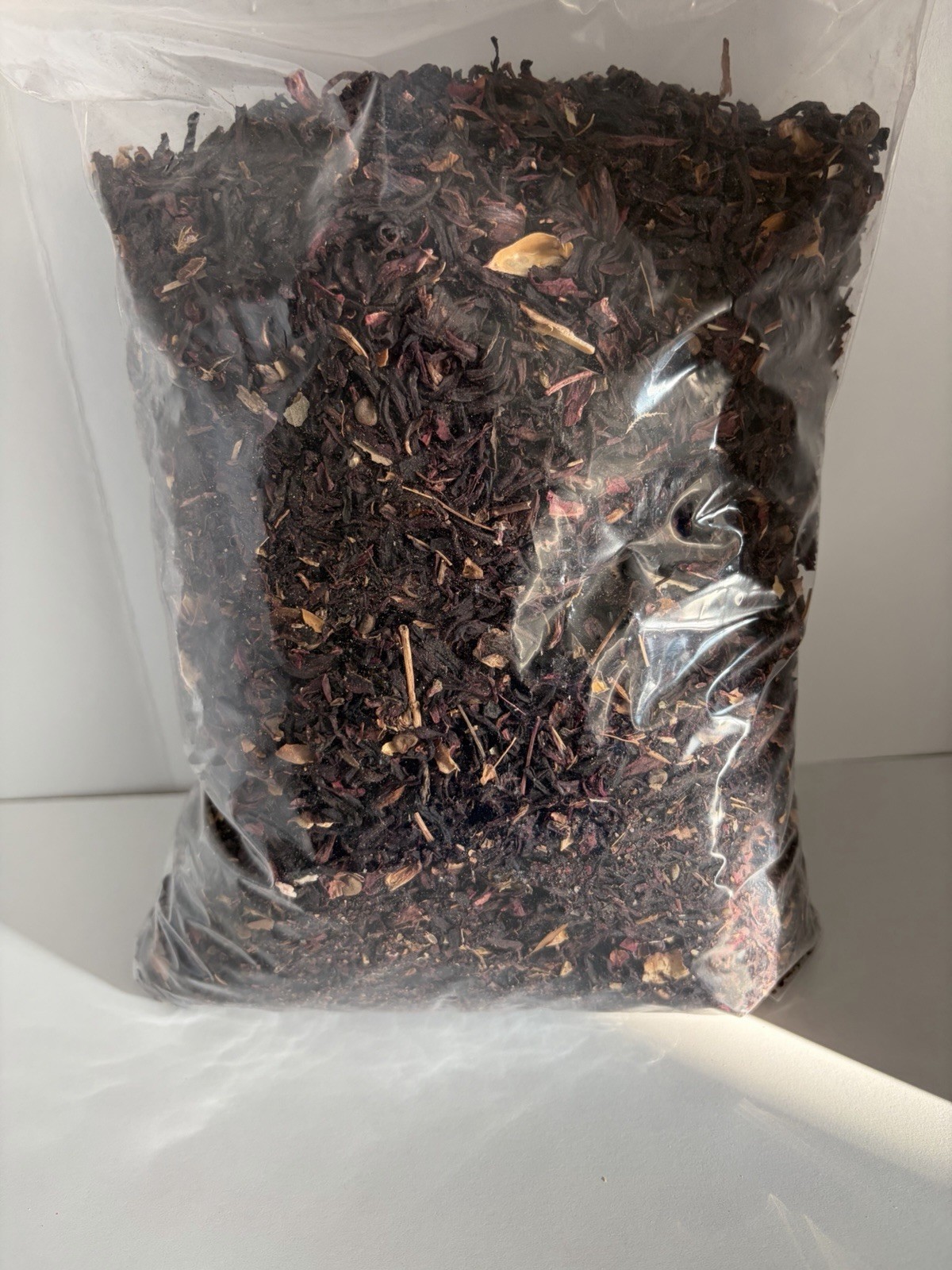 100% Natural Loose Dry Hibiscus Leaf ( Dried Sorrel Flower) (Zobo Leaves) 4LB