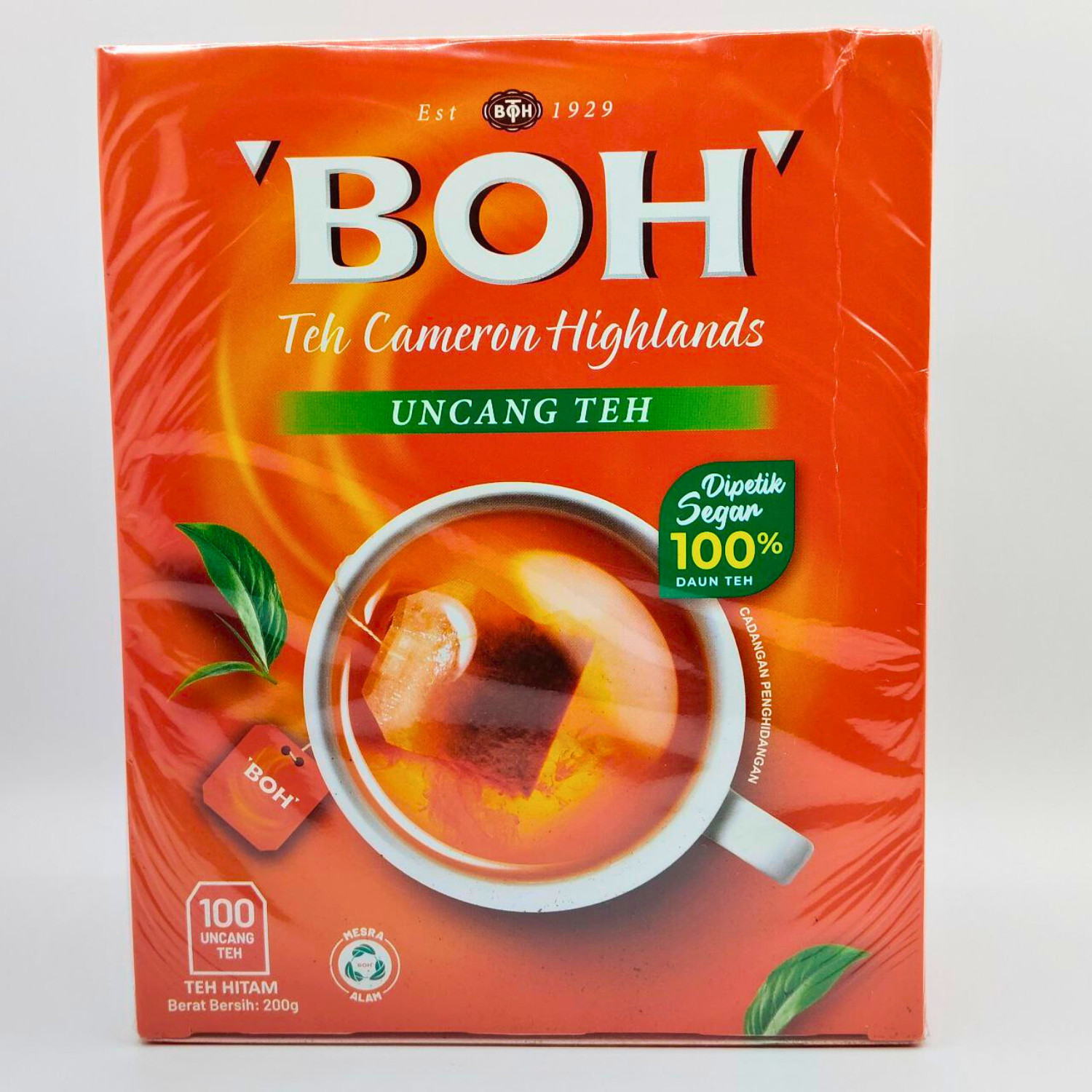 BOH Tea Sachet Tea Cameron Highlands (100pcs) 200g Free Shipping