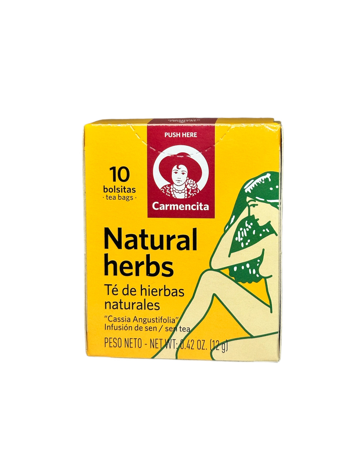 Carmencita Sen Tea Natural Herbs-Te Hierbas Naturales 10 Bolstas (Tea Bags)