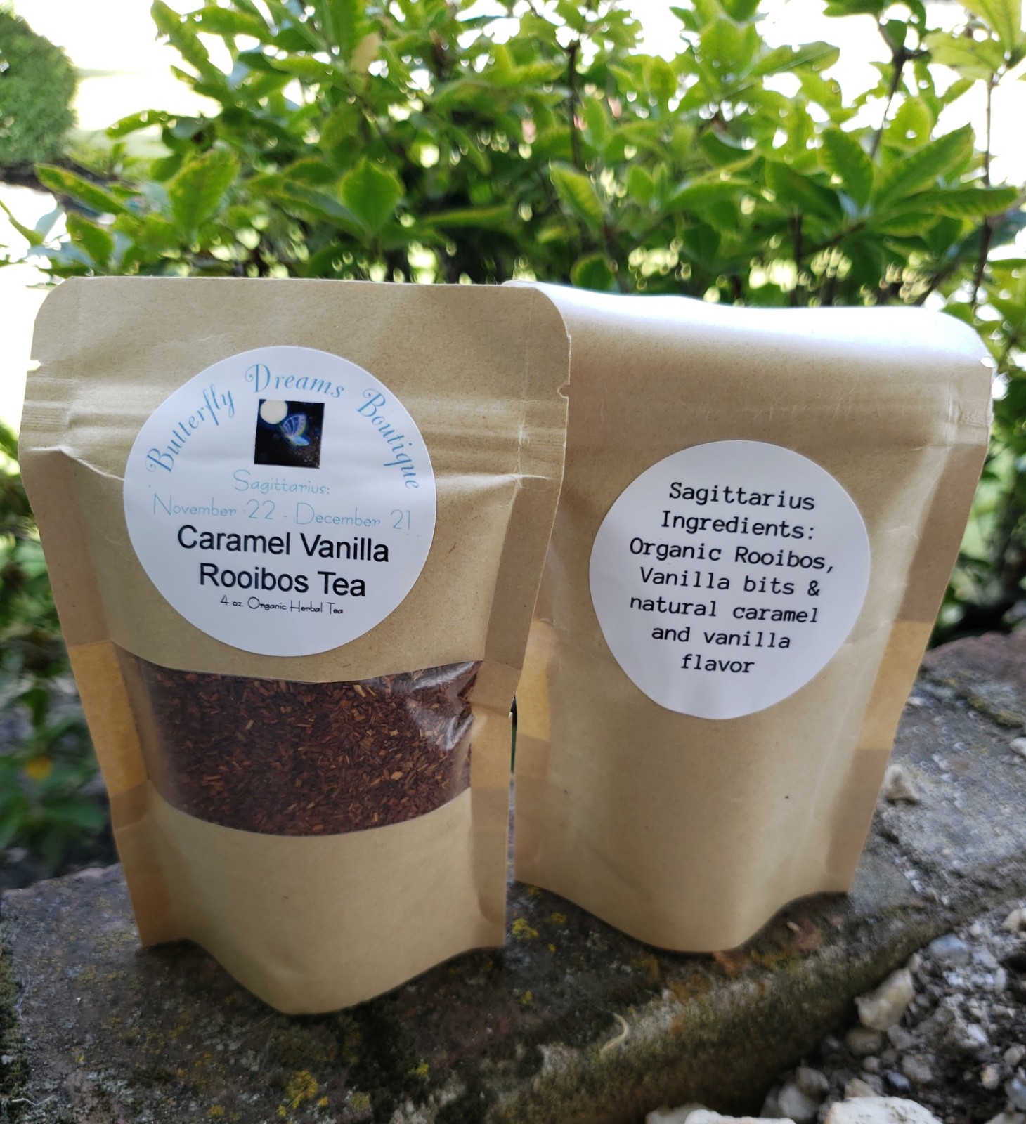 All Natural 4 oz Zodiac Astrology sign Herbal & Dried Fruit Tea Blends