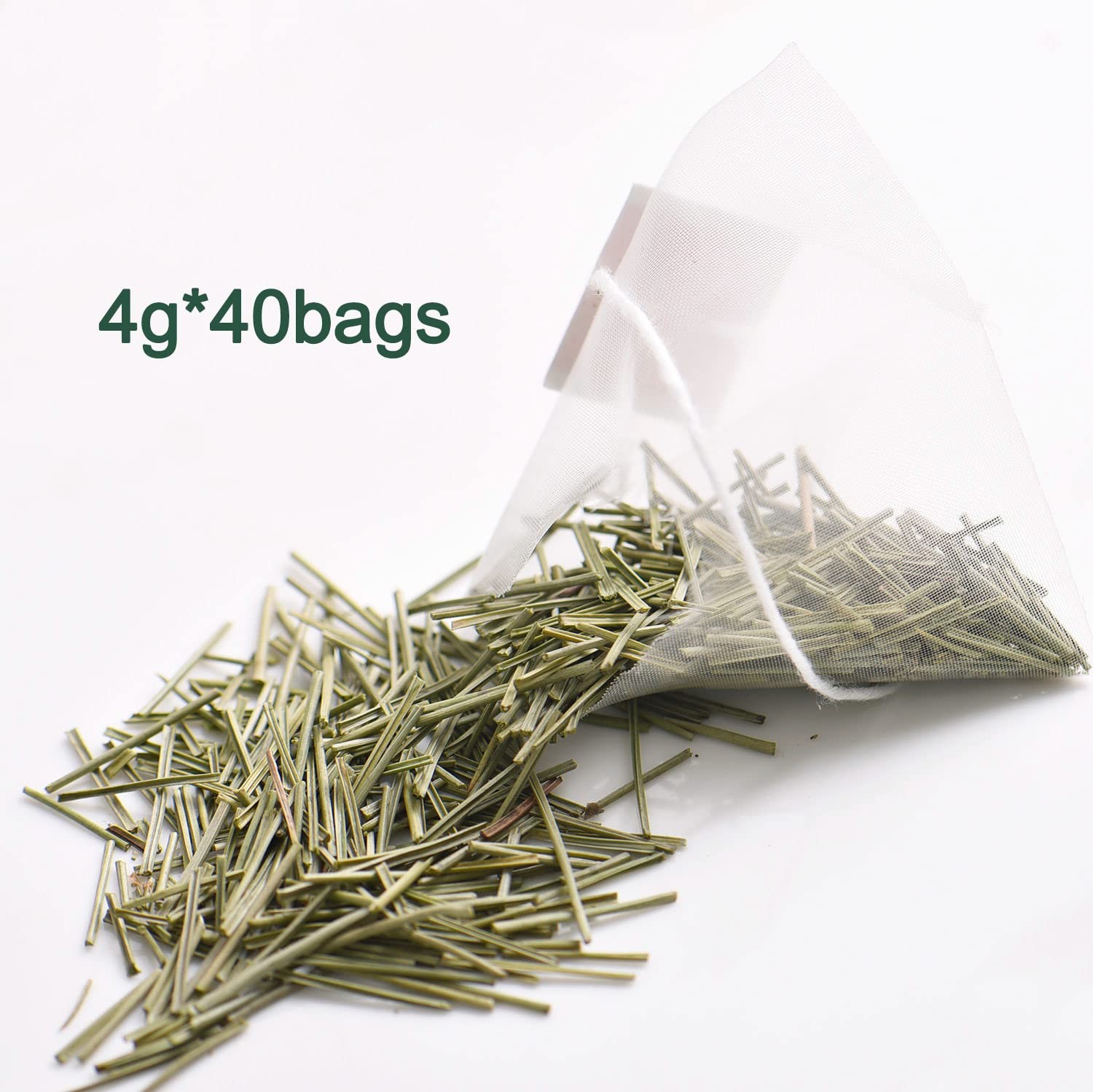 Wild Dried White Pine Needle Tea- 40 bags, 4g/bag- 100% Natural Pure Pine Nee…