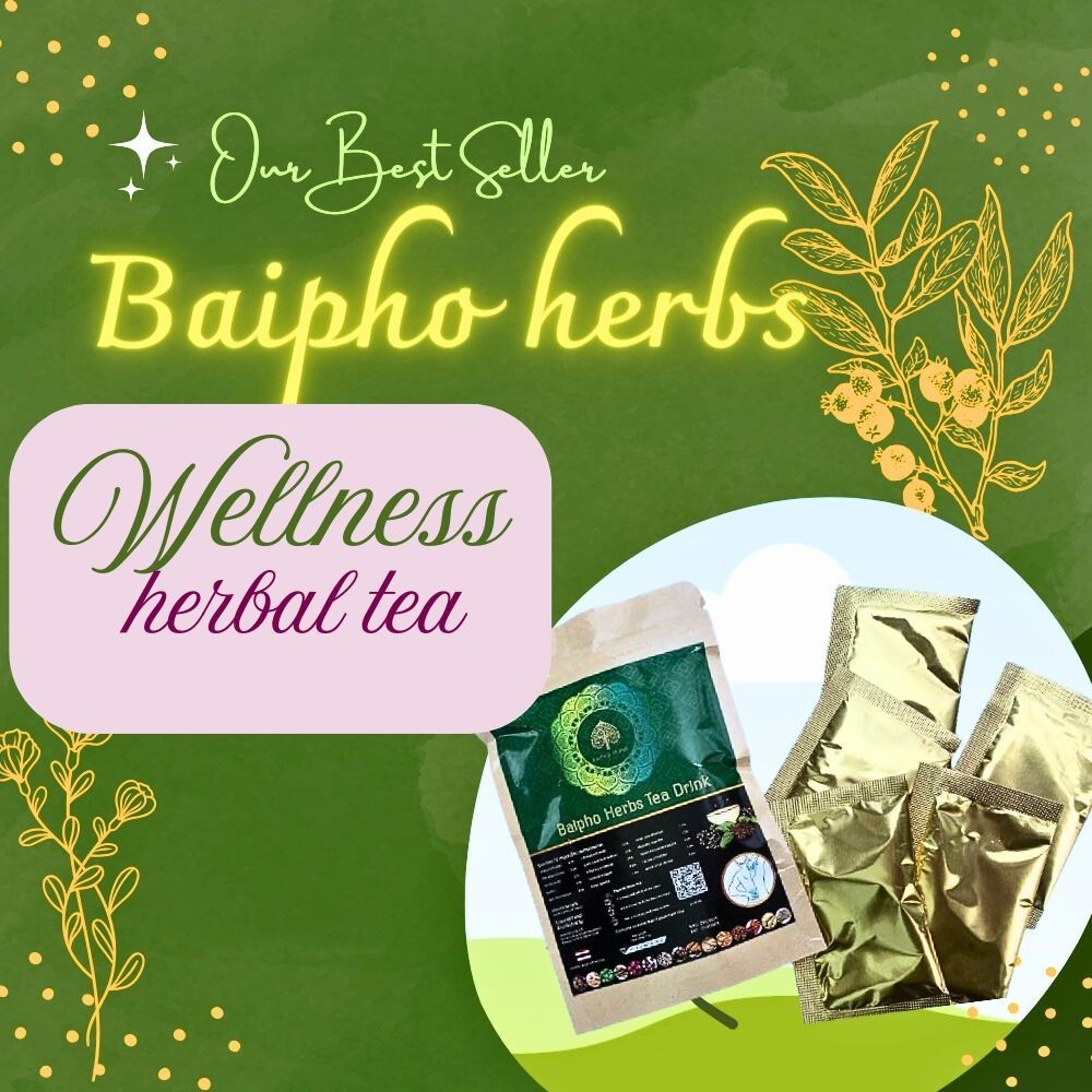 Thai Wellness Instant Herbal Tea Natural Blend Caffeine Free Gift Set 25 sachets