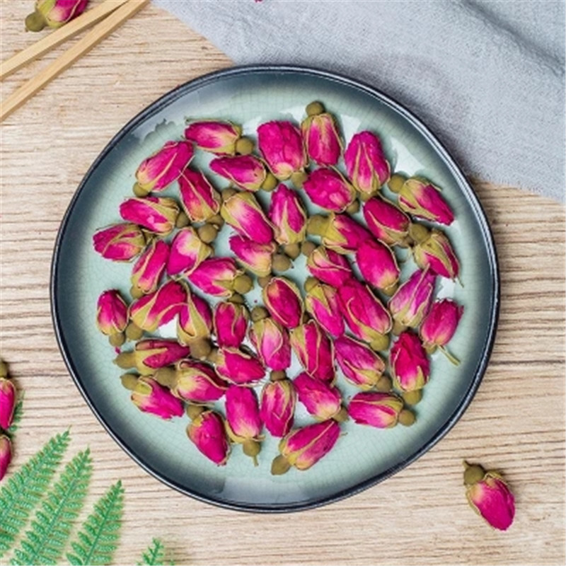 50g Natural Dried Rose Bud Tea Herbal Fragrant Flower Health Care Drink