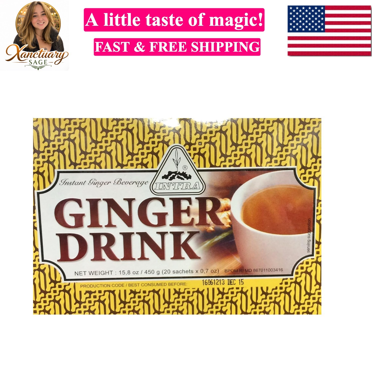 Instant Ginger Tea Drink