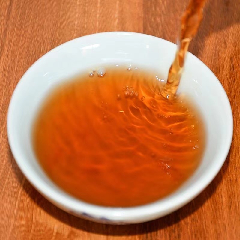 2024 Black Pearl Pu-erh Ripe Tea Brick 250g Yongde Xinwen Factory He Zhen Zhu