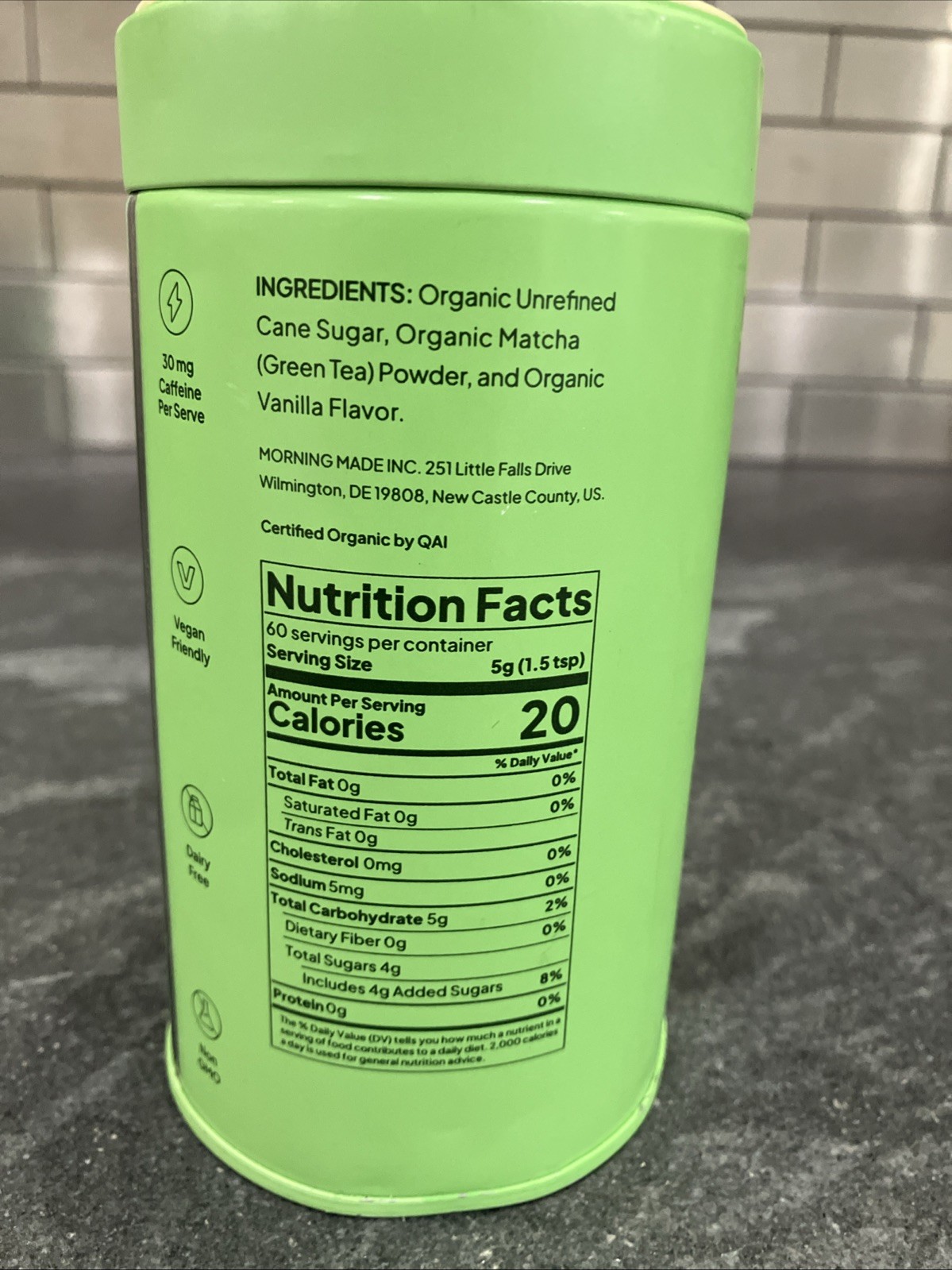 Morning Made. Organic Matcha Latte 300g 3 Pack- Original, Strawberry, Vanilla