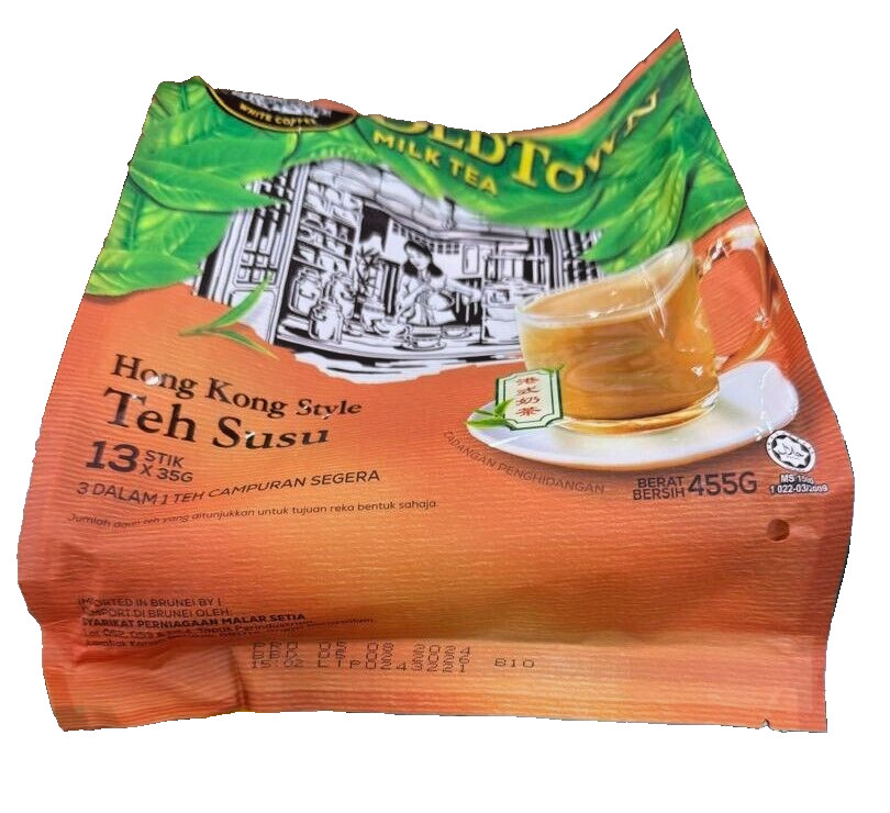 Old Town 3 in 1 Instant Milk Tea Hong Kong Style Teh Susu 13s x 35g – 1 Pack