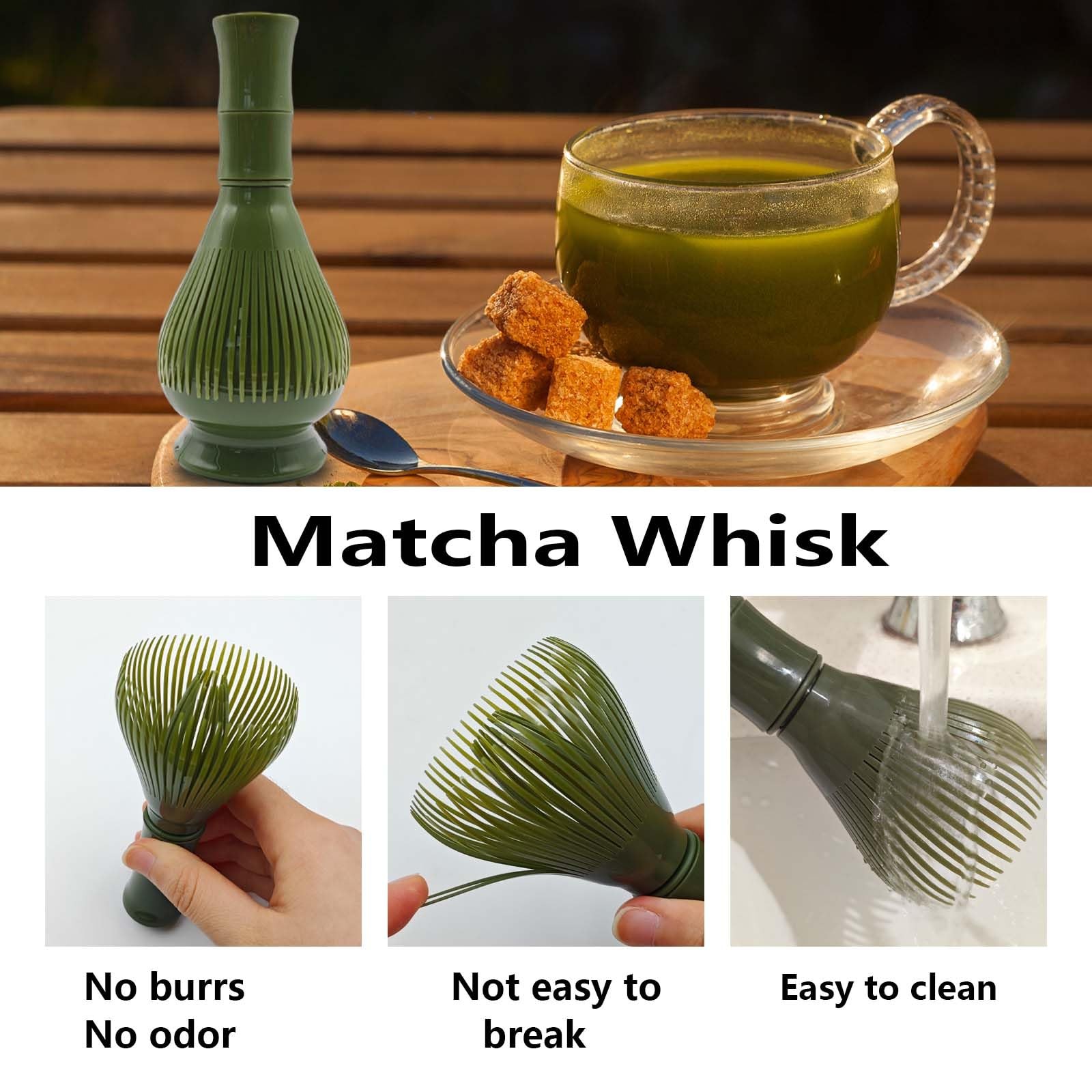 1 Pack Premium PP Resin Matcha Stirrer, Traditional Japanese Style Tea Prepar…