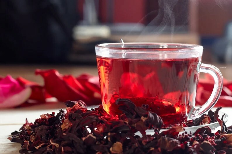 Dried Hibiscus Flower, Ready to Use Hibiscus Plant Tea, 8oz Bag