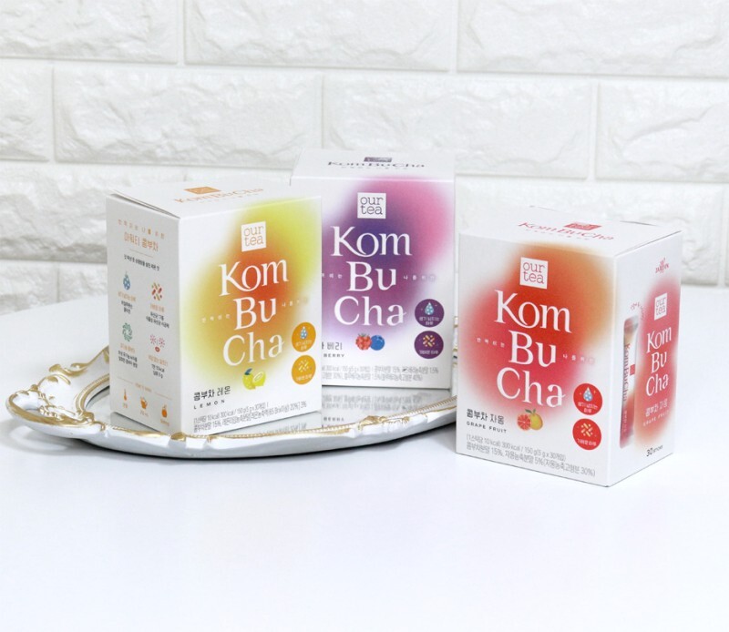 JARDIN OURTEA Kombucha Lemon Berry Grapefruit 5g x 30T K-Food Tea 10kcal