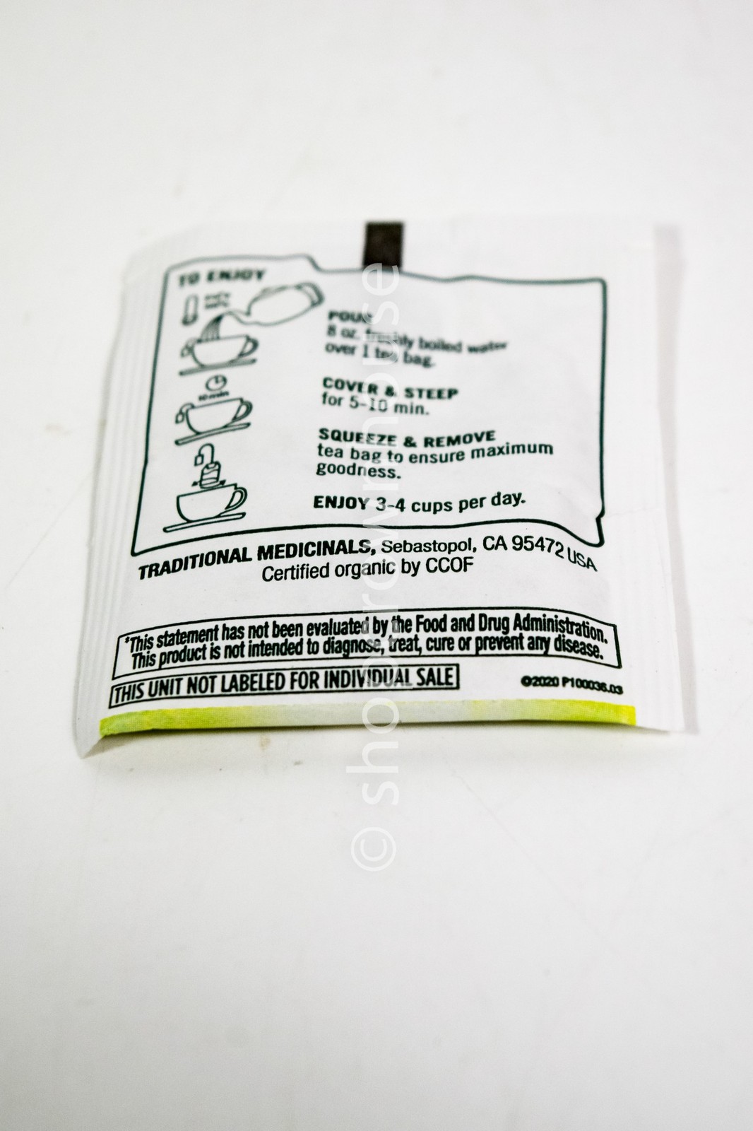 Traditional Medicinals Organic Chamomile .05oz sealed bag 11 count 08/20/2027
