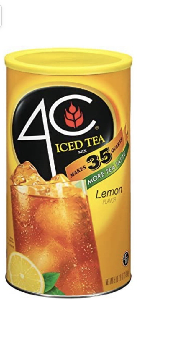 4C Lemon Iced Tea Mix, 5.49 Lb