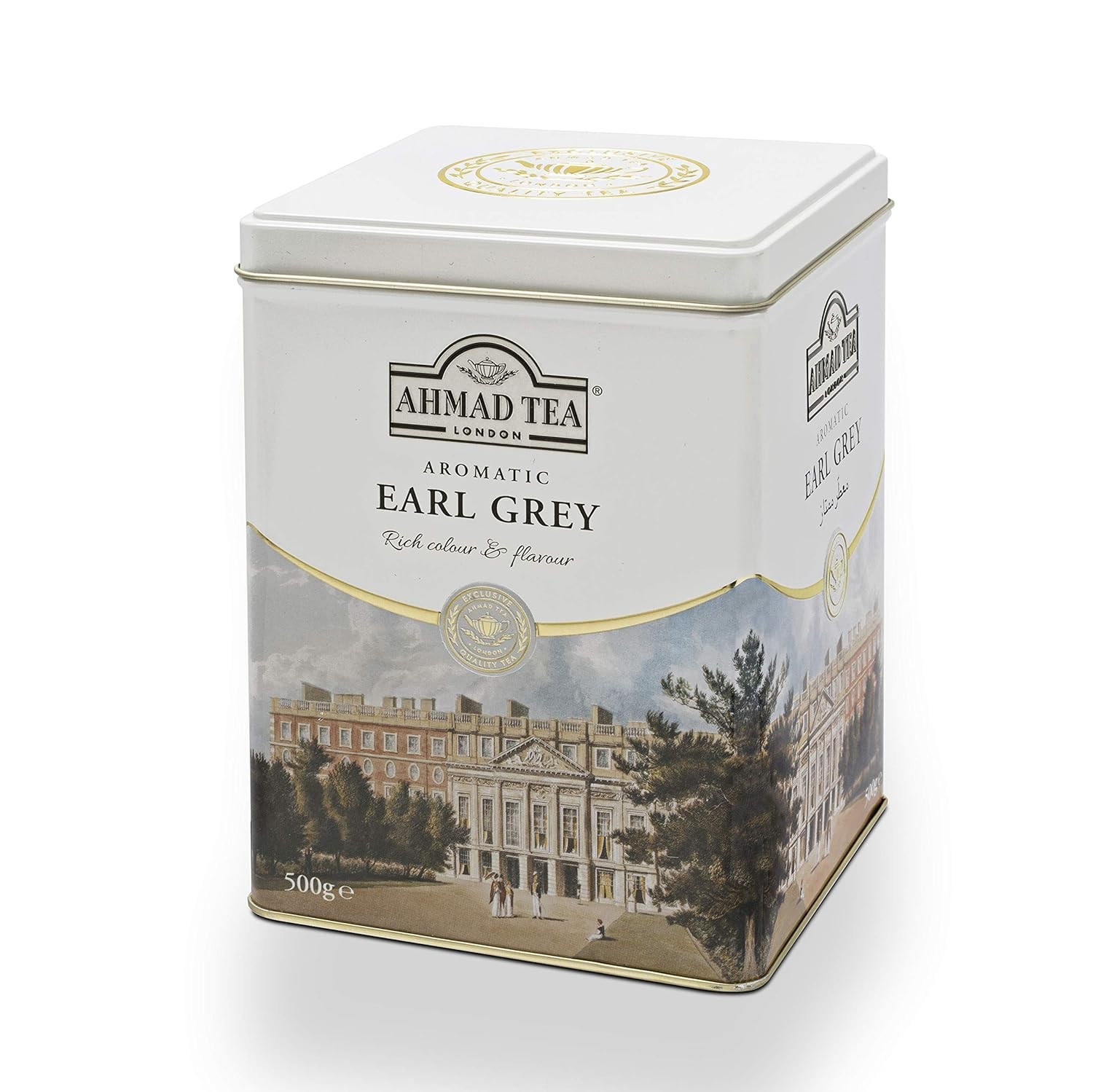 Aromatic Earl Grey Tea in Ceylon Caddy, 17.6 Oz – Sugar-Free, Delight