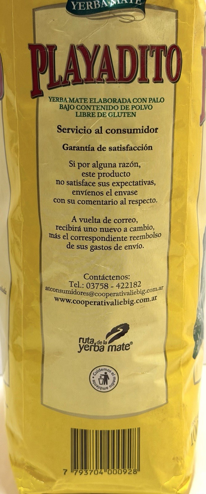 Playadito Yerba Mate Tea 1kg Traditional Argentine Herbal Energy Drink