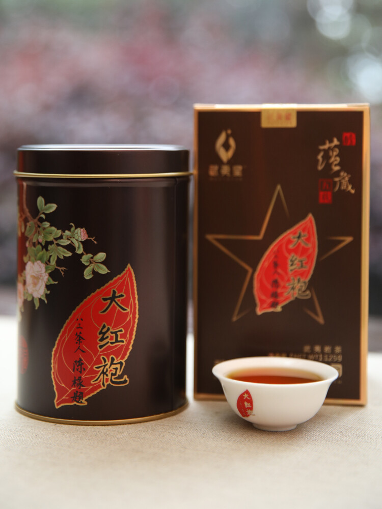 WuyiStar 5 Years Aged Big Red Robe Da Hong Pao Tea Dahongpao Oolong Tea 125g Tin
