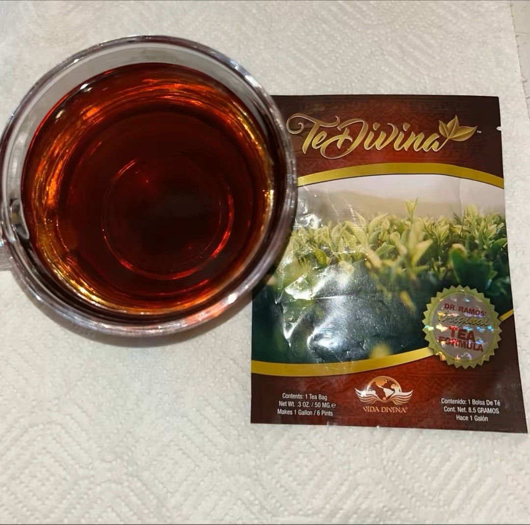 Vida Divina Te Divina Detox Tea Bag 0.3oz Cardo Bendito Malva Papaya Ginger
