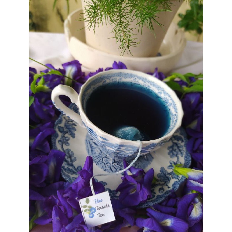 Tea Dried Butterfly Pea Blue Pure Natural Flowers Thai Drink Organic Flower pack