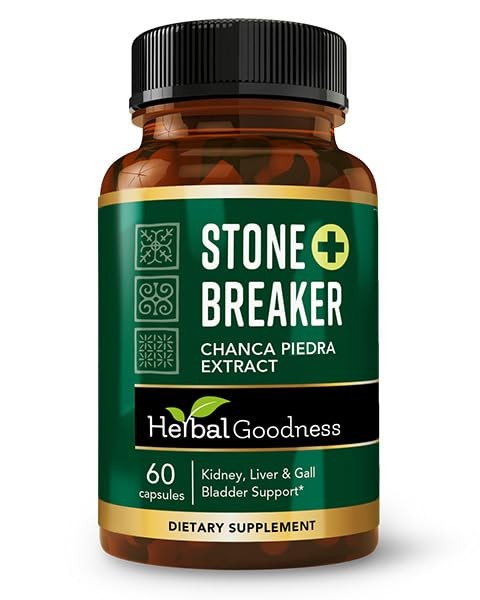 Chanca Piedra Stone Breaker 60 Vegan Capsules with Curcumin & BioPerine