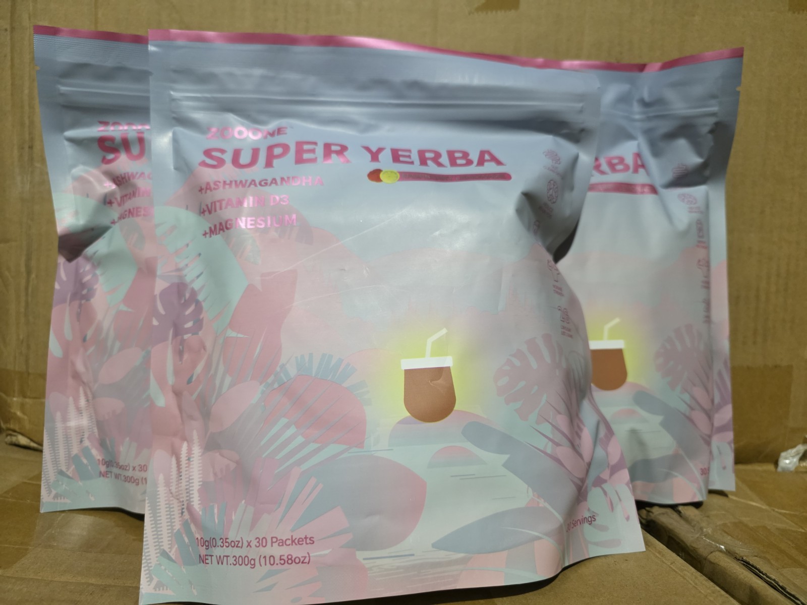 Great Value!!! ZOOONE Super Yerba / Yerba Mate Instant Drink Powder! 3 bags!