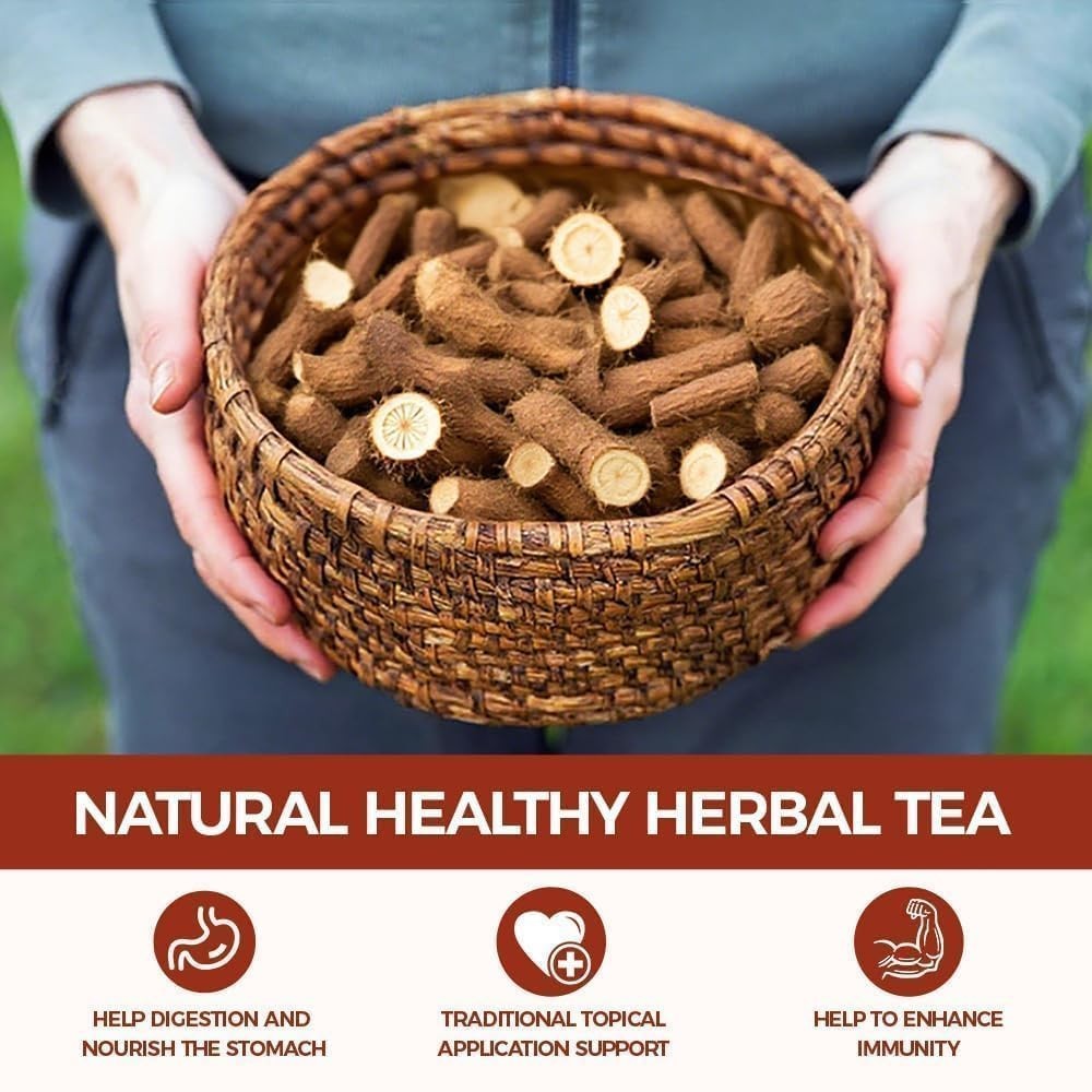 75 Count Burdock Root Tea Bags Natural Detox, Liver Support, Digestion Aid