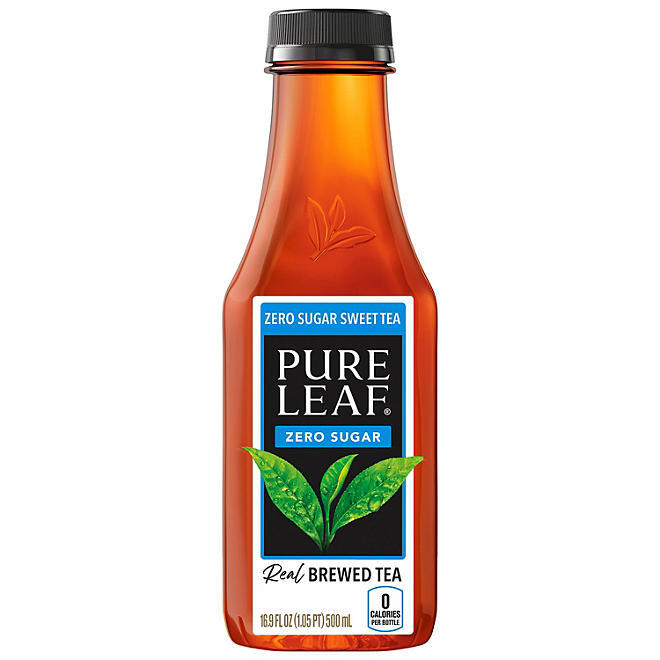 Pure Leaf Zero Sugar Real Brewed Tea Sweet Tea, 16.9 fl. oz., 18 pk.