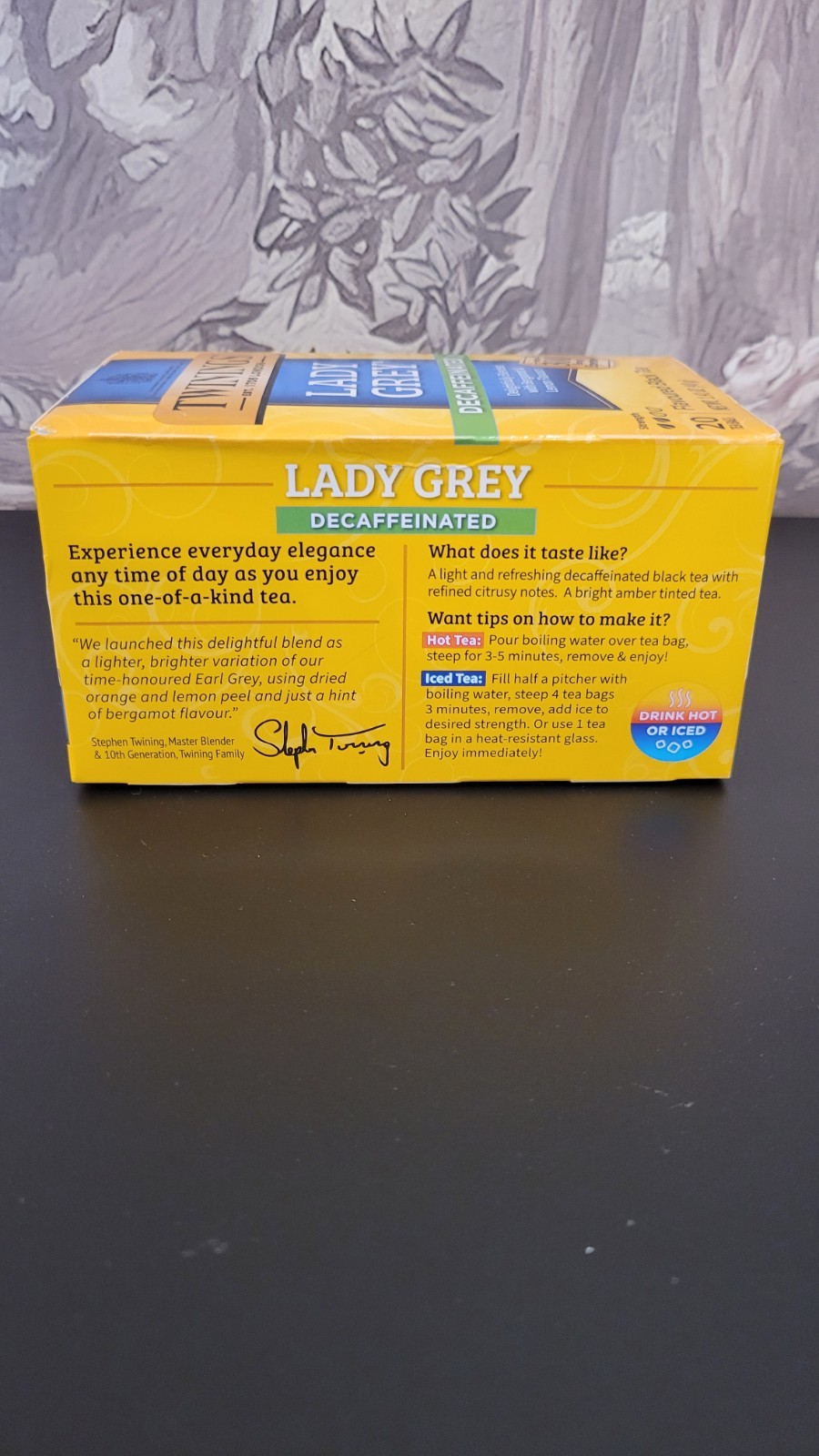 6 Packs – Twinings Lady Grey Decaffeinated Black Tea – 20 Count each box