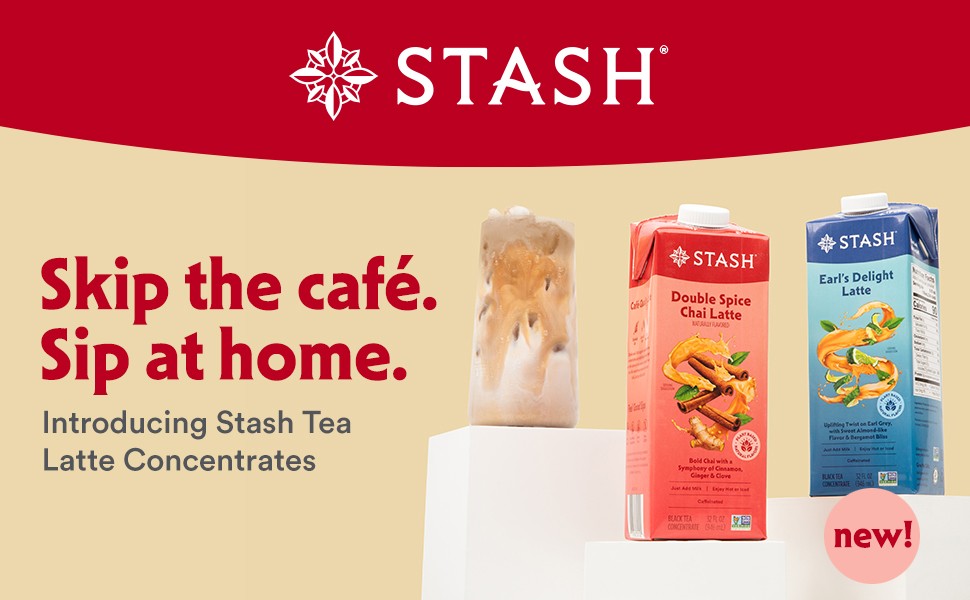 STASH Double Spice Chai Latte – Dairy Plant Based Tea Concentrate – Caffeinated