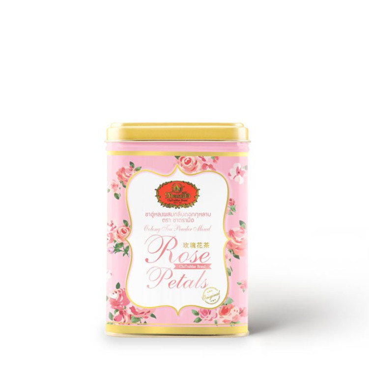 Cha Tra Mue, original rose tea, Thai tea, Rose Tea, Premium Tea Bag Can