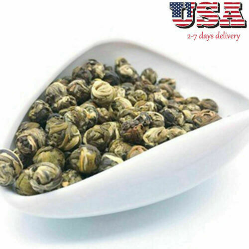Organic Jasmine Green Tea Dragon Ball Tea Chinese Loose Leaf 100g/3.5oz