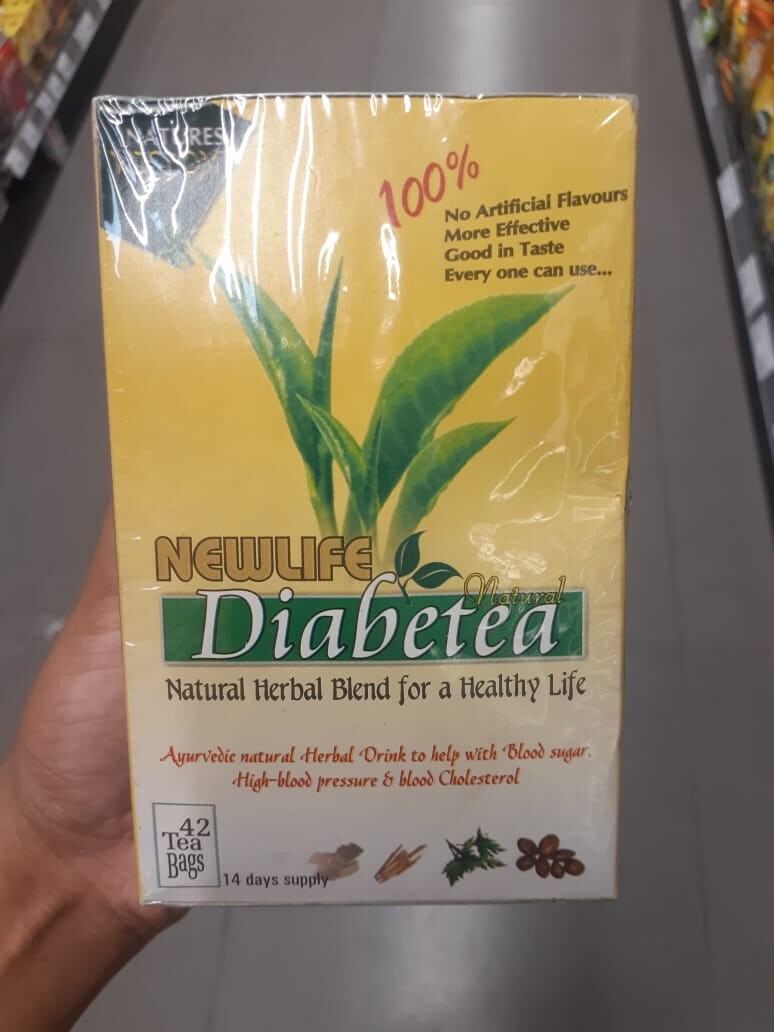DIABETEA 100% Natural Herbal Blend 42 Tea bags Ayurvedic