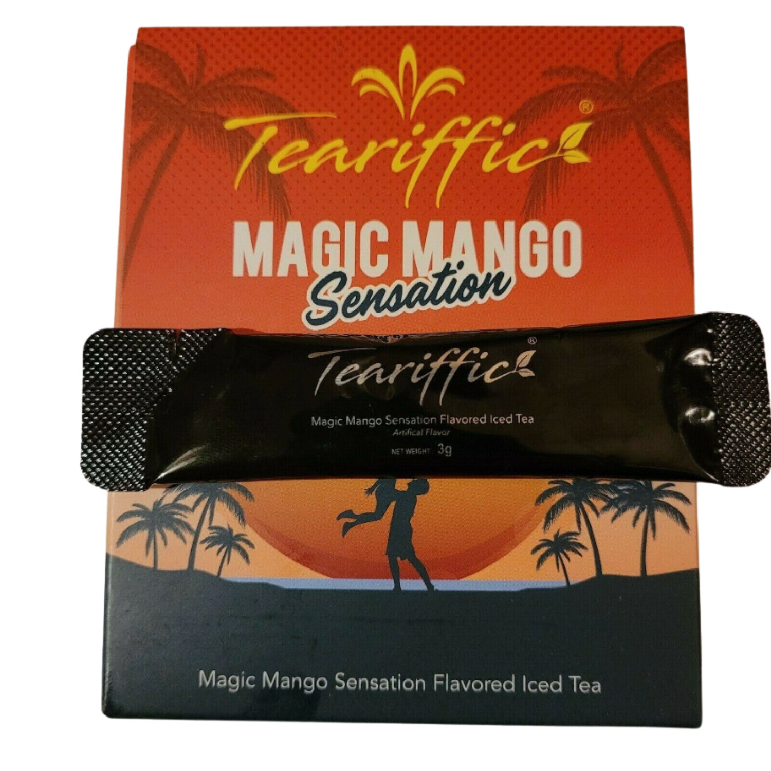 Teariffic Magic Mango Sensation Men Herb Energy Coffee Tea (12 Sachets)