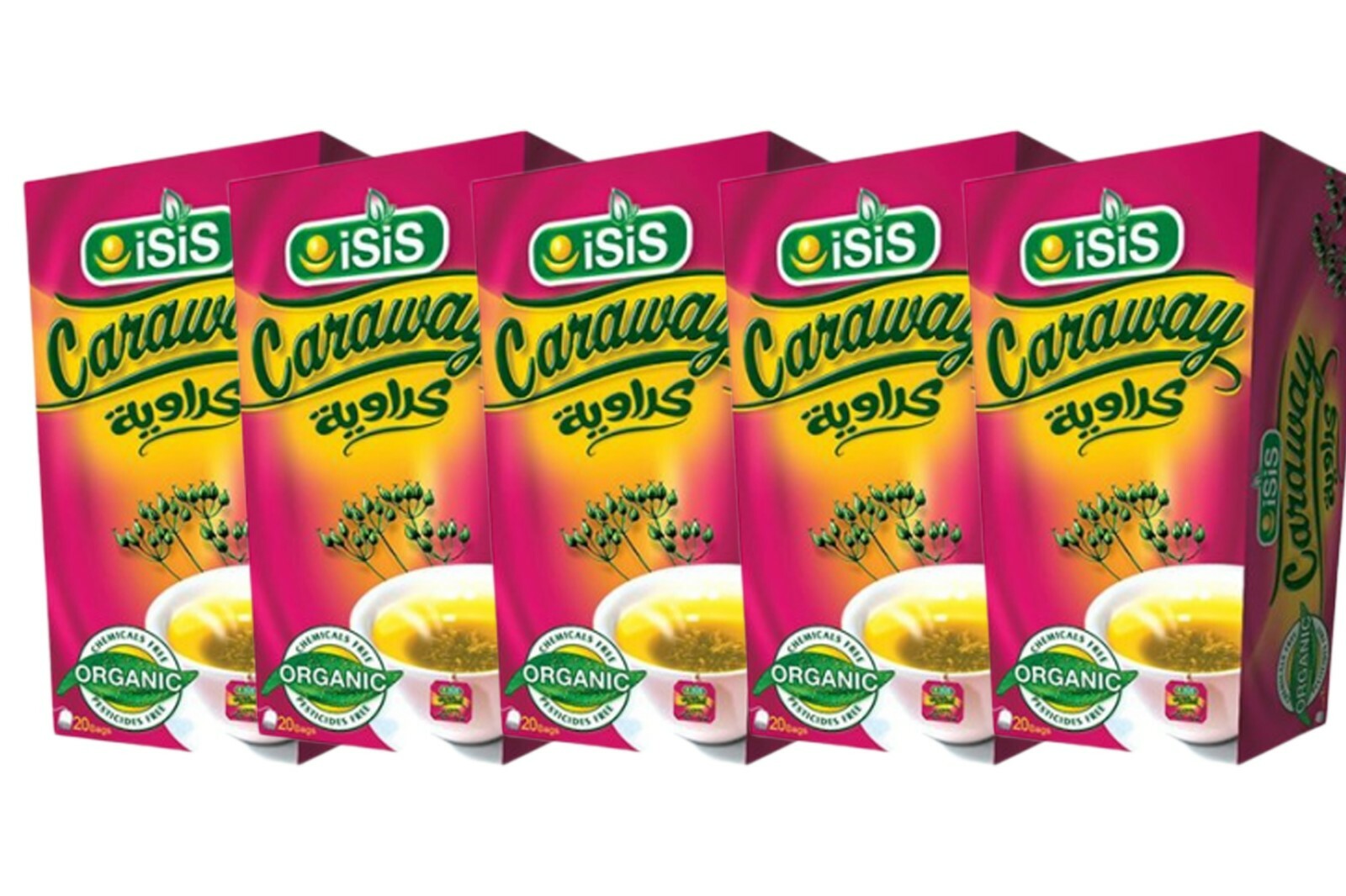 20 -100 Bags ISIS HERBS 100% Natural Egyptian Caraway ايزيس كراوية