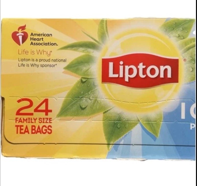 Lipton Iced Tea Bags Picked At The Peak of Freshness 6 oz (24 Count)
