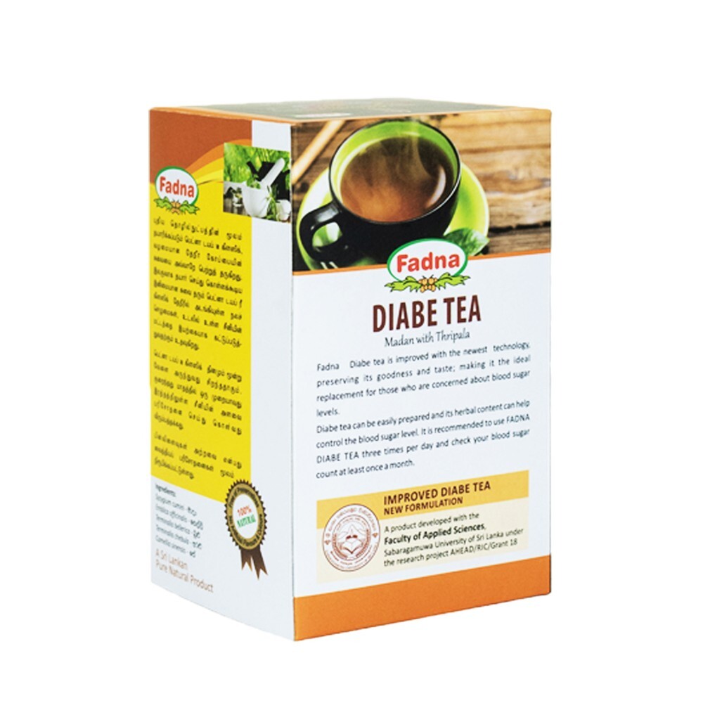 Fadna Diabe Tea 20 Tea bags 100% Herbal Drink Control Diabetic & Sugar Level
