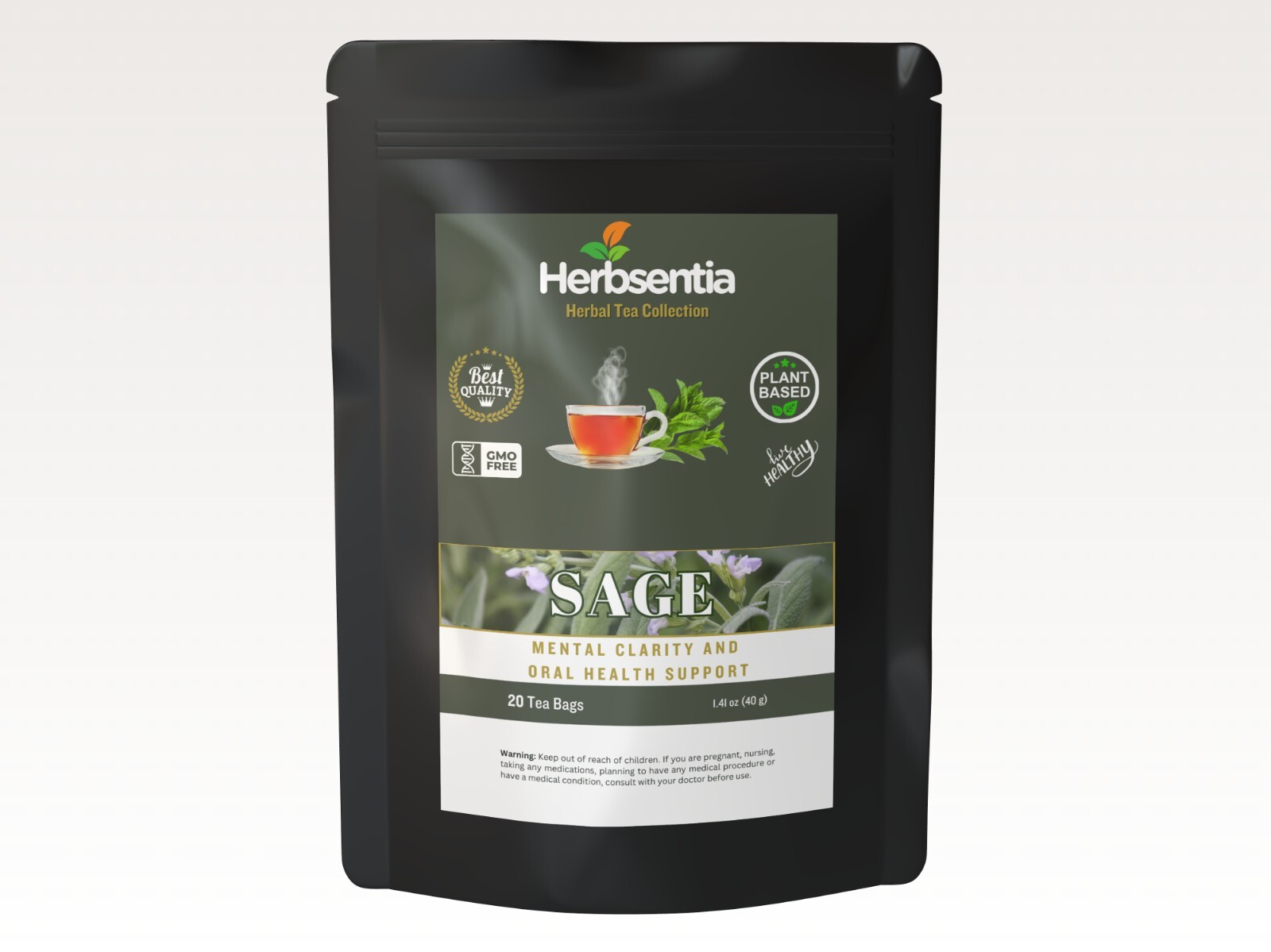 Organic Sage Tea – 20 Bags