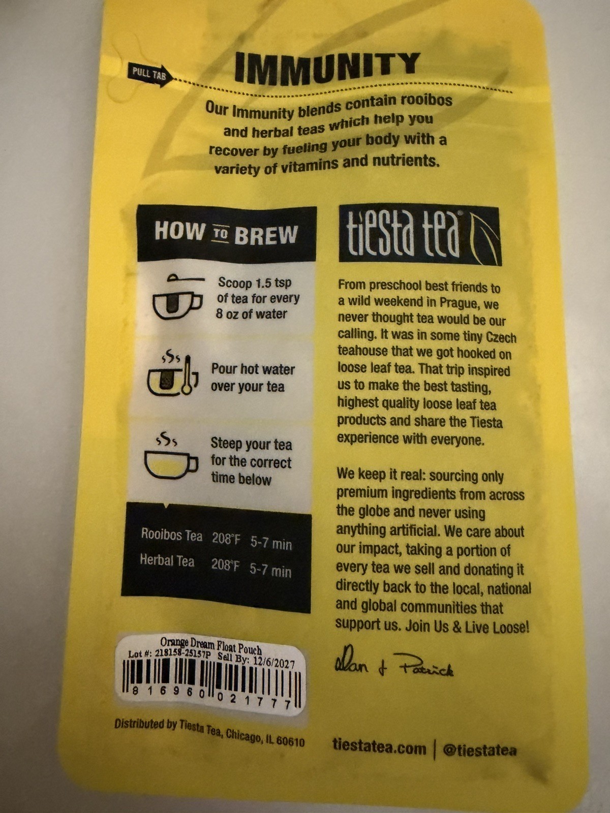 Tiesta Tea Thirteen 2.5 oz Bags (Brews 20-25 cups) Assorted Flavors