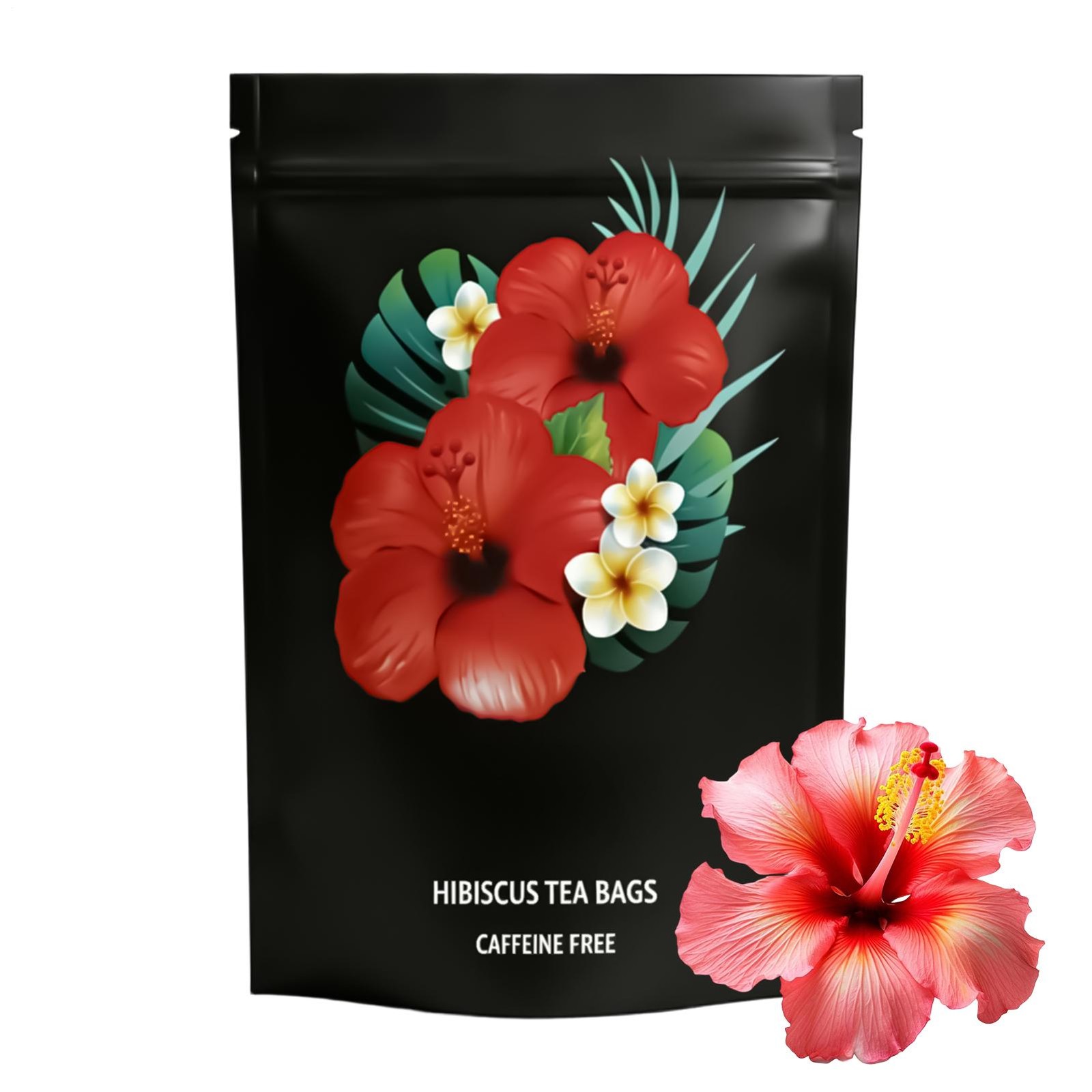 PiPi Tea Organic Hibiscus Tea Bags – Caffeine Free Herbal Tea Rich in Antioxi…