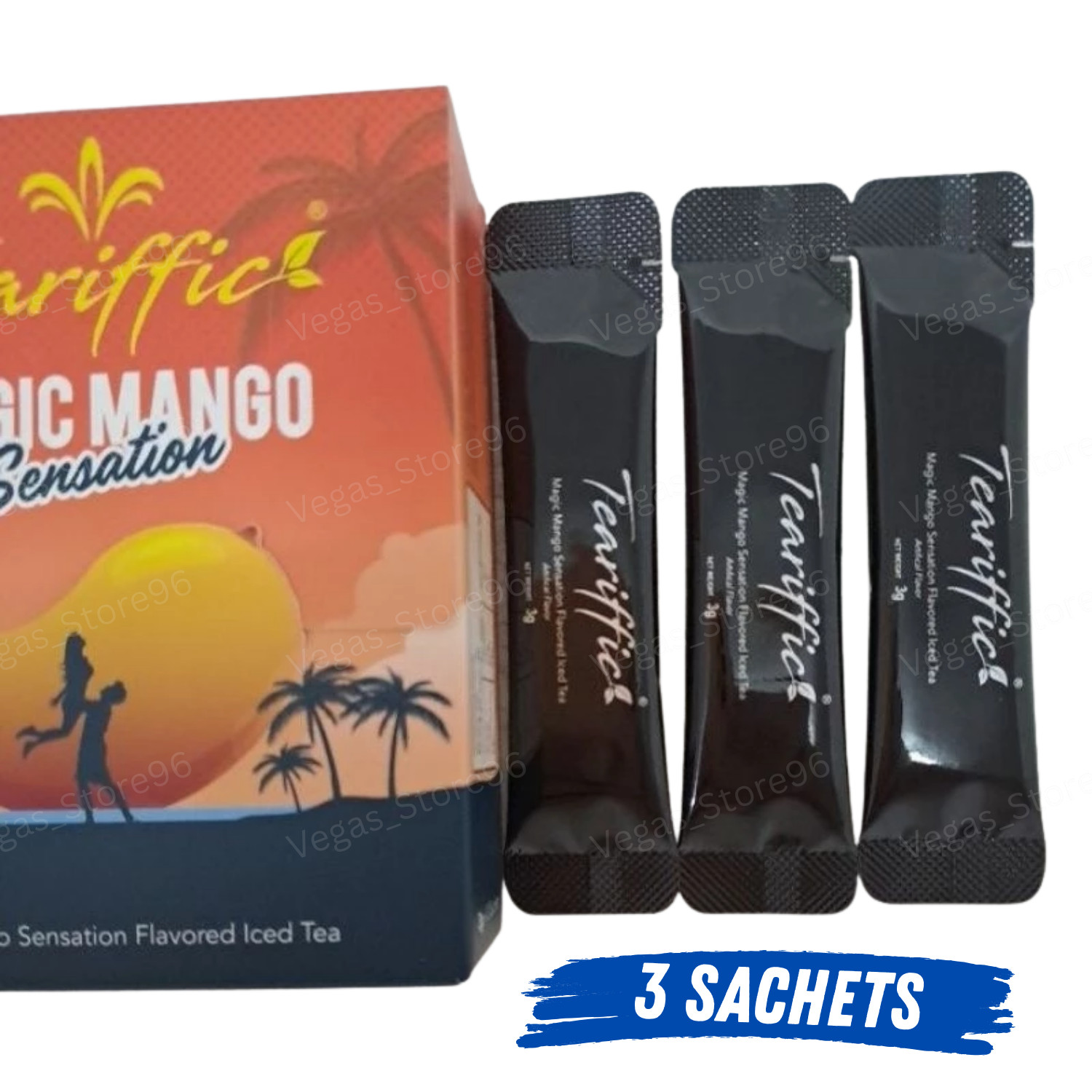 TEARIFFIC Magic Mango Sensation Sexual Men Herb Energy Coffee Tea Boost Sachets