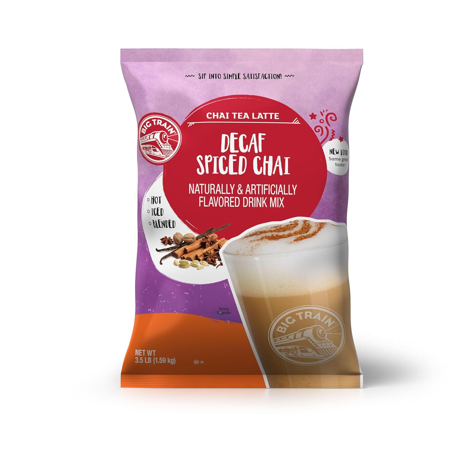Spiced Chai Tea Latte Beverage Mix, 1.9 Pound (Pack of 1)