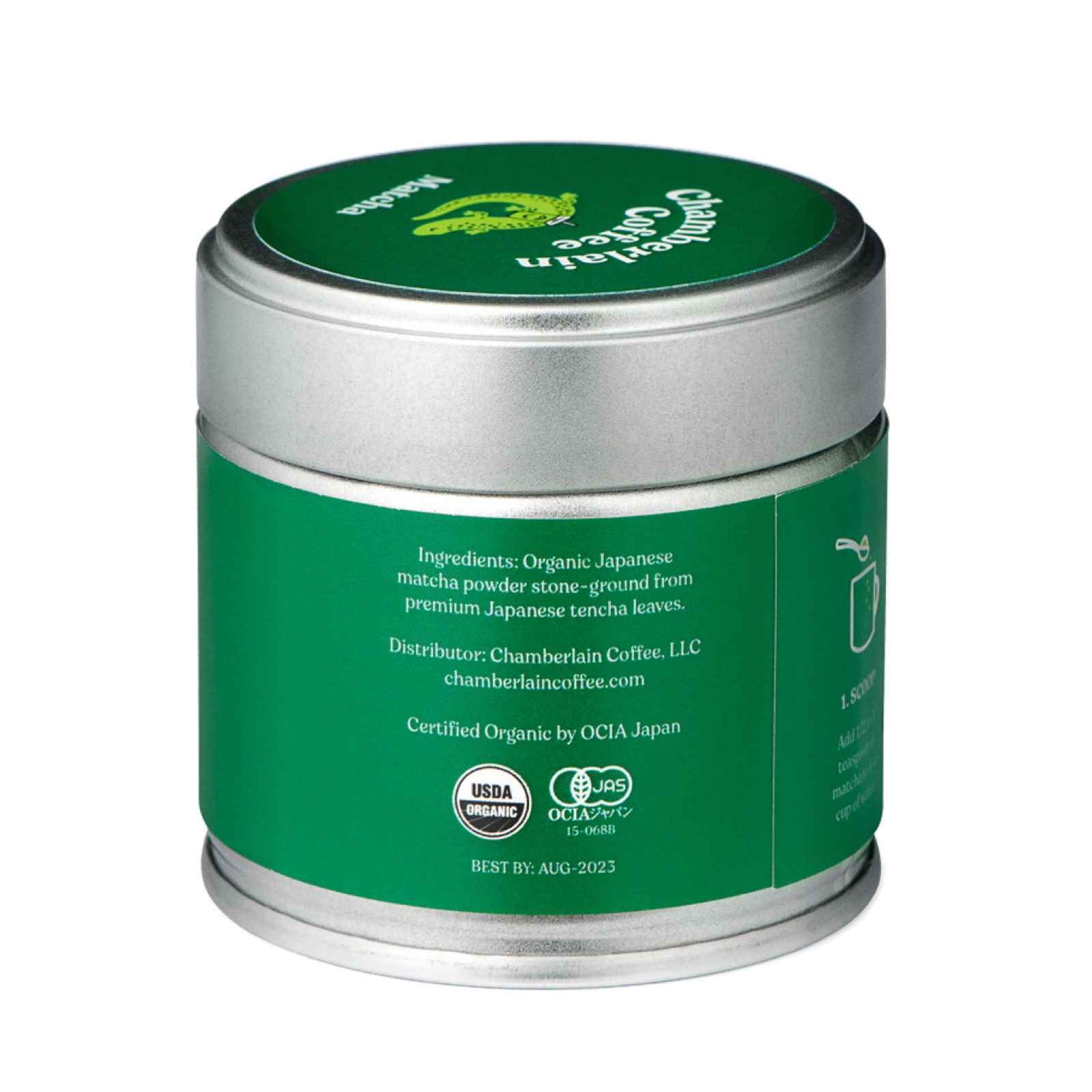 Organic Ceremonial Grade A Matcha Green Tea Powder Hot Iced 1 Ounce 30 Servings