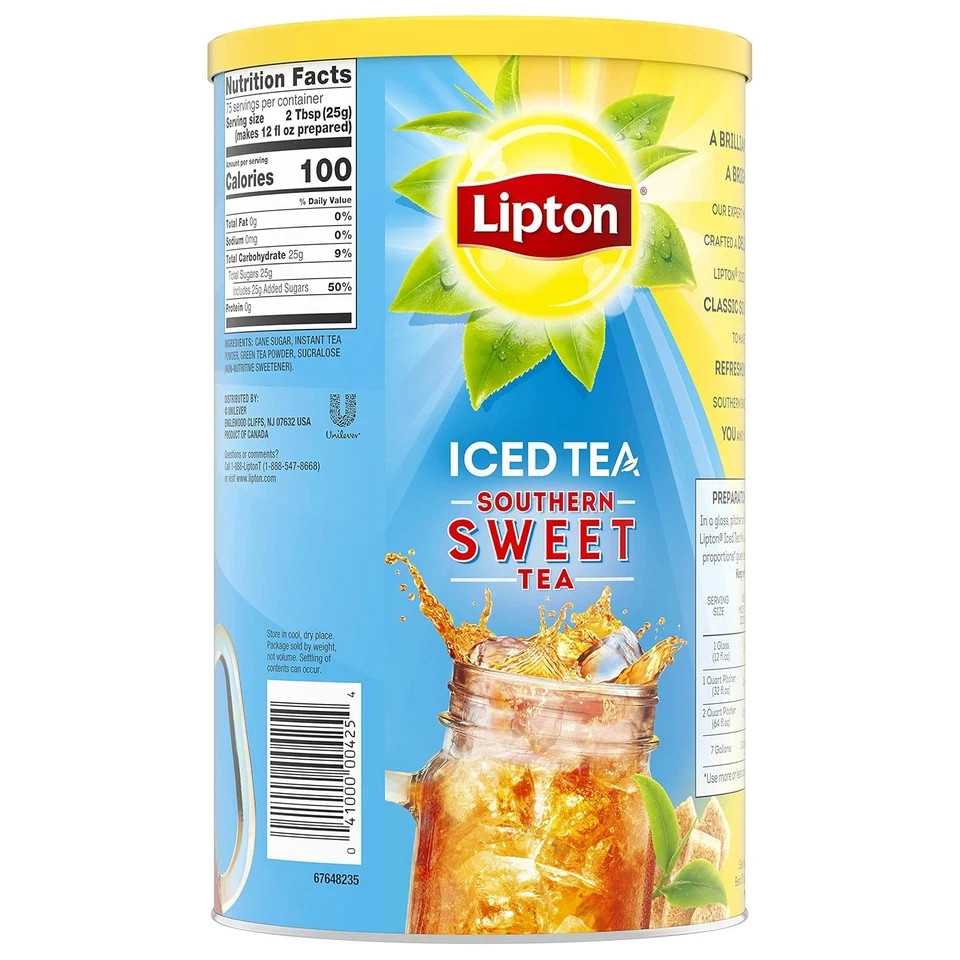 Southern Sweet Iced Tea Mix, Makes 28 Quarts, 1 Pack